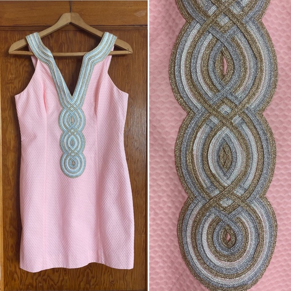 Lilly Pulitzer Valli Shift Dress Paradise Pink Size 0 - Picture 4 of 9